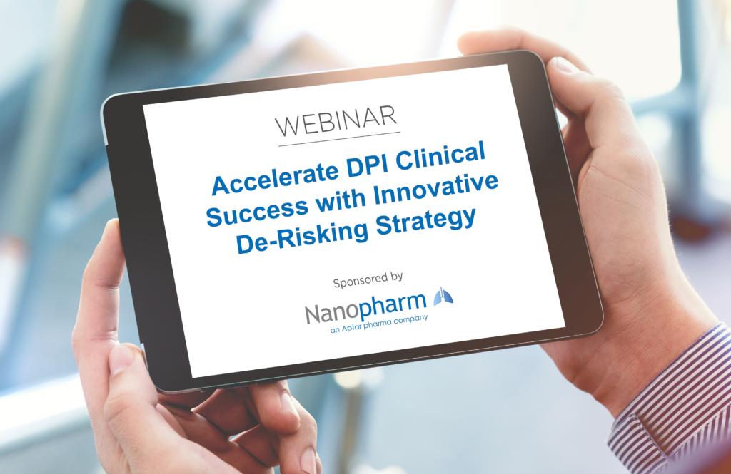 Nanopharm's Webinar Accelerate DPI Clinical Success with Innovative De-Risking Strategy